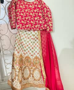 indian lehenga with duppata and cholli