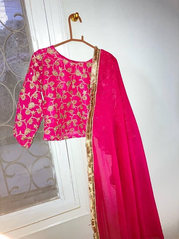 indian lehenga with duppata and cholli 2