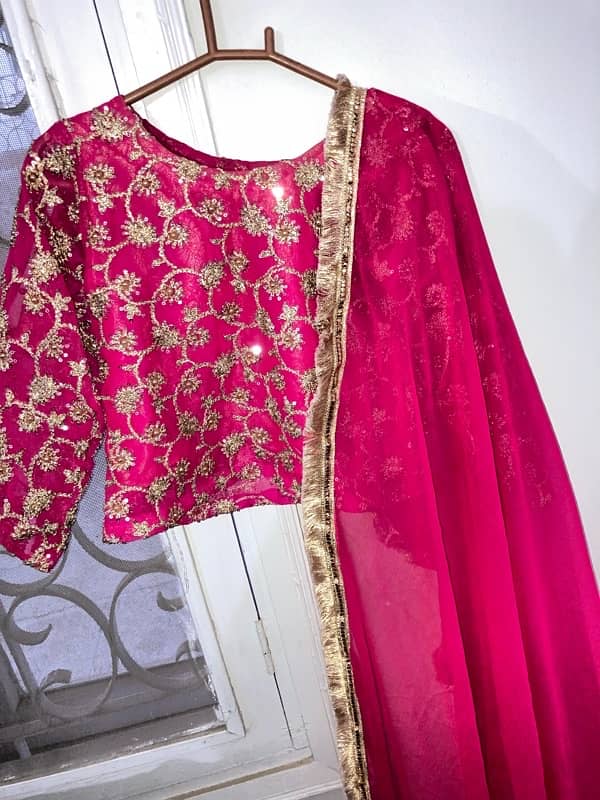 indian lehenga with duppata and cholli 5