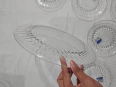 7-Piece Glass Plate Serving Set