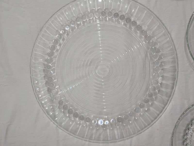 7-Piece Glass Plate Serving Set 7