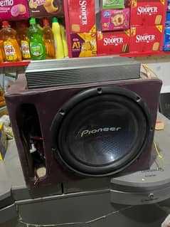 Boofer with Pioneer Mosfet power amplifier 4Chs