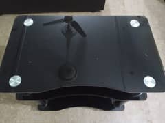 fine quality black glass table