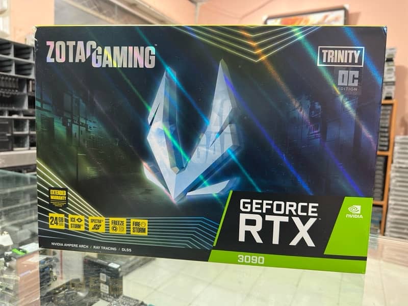 Zotac Nvidia RTX 3090 24GB GPU. Like new non Mining used 0