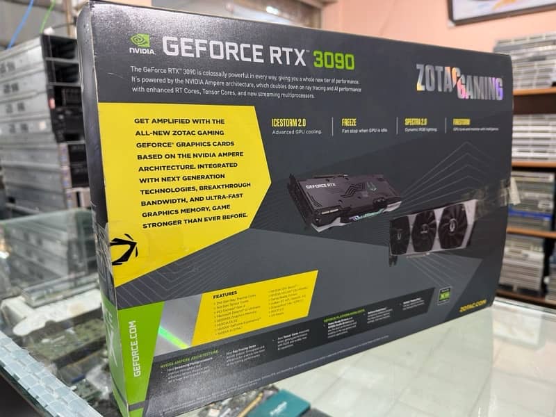 Zotac Nvidia RTX 3090 24GB GPU. Like new non Mining used 1