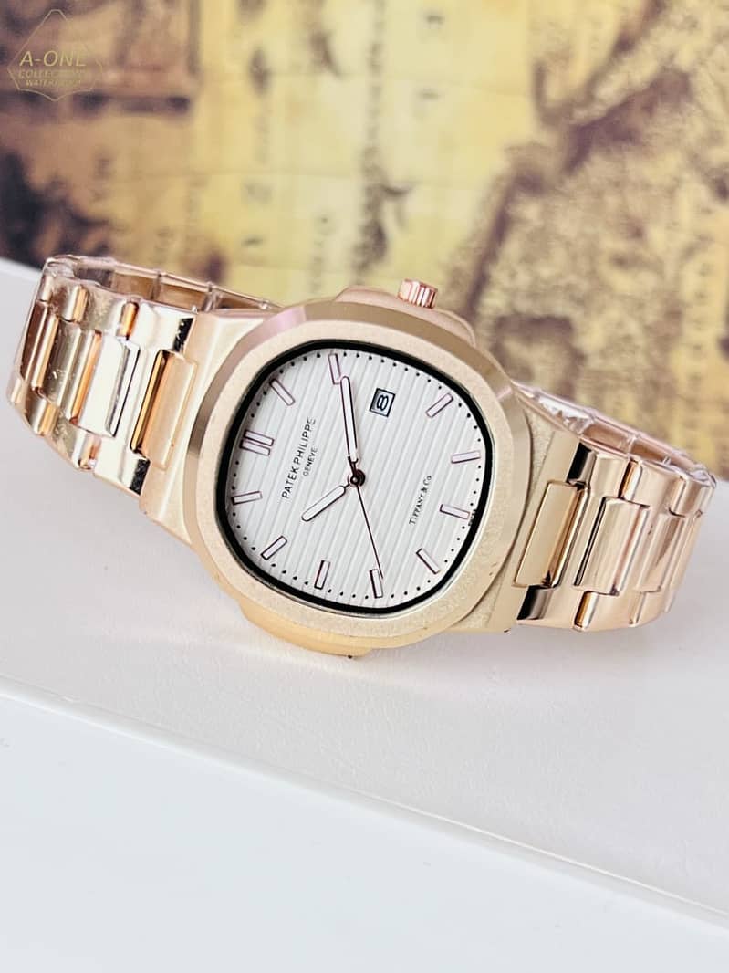 Patek Philippe Copper Analog Date Working Watch 1