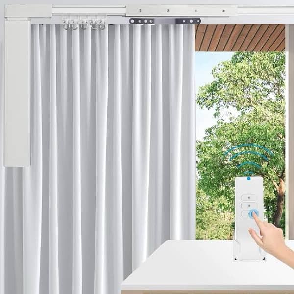 Electric Curtain Tracks Curtains with WiFi control in Lahore Pakistan 0