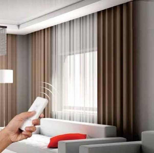 Electric Curtain Tracks Curtains with WiFi control in Lahore Pakistan 2