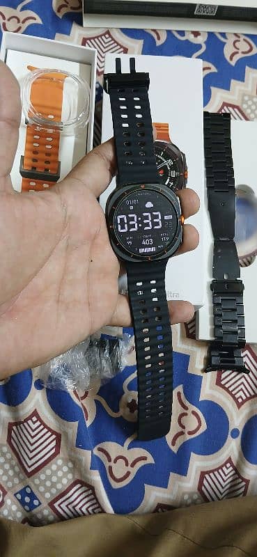 JS Watch 7 Ultra with extra high quality stainless steel strap 5