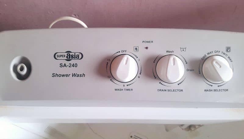 Super Asia washing machine model. SA. 240 3