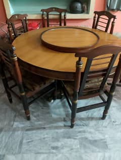 dinning table with 6 tables for sale