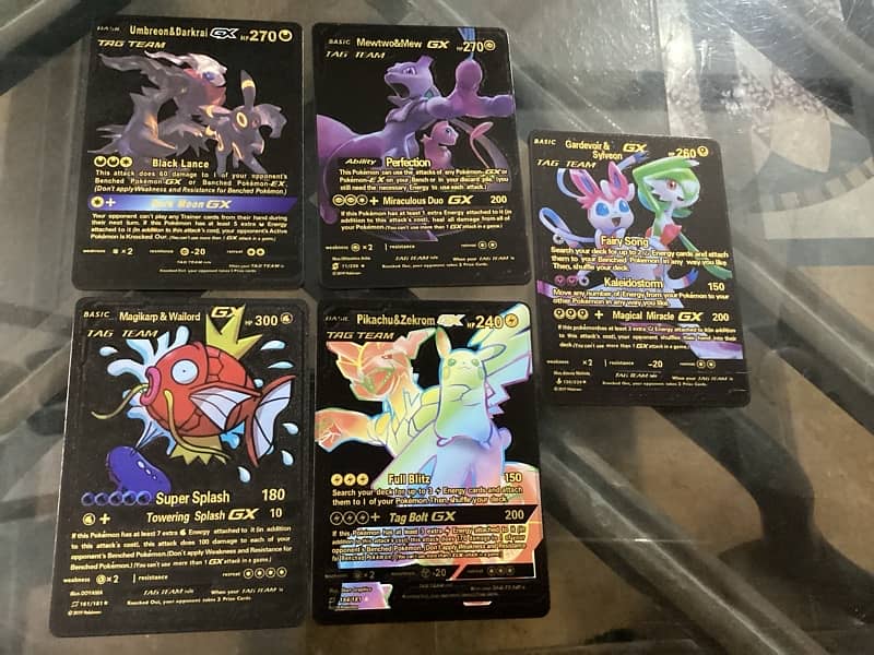 brand new black Pokémon cards for kids , collectors 3