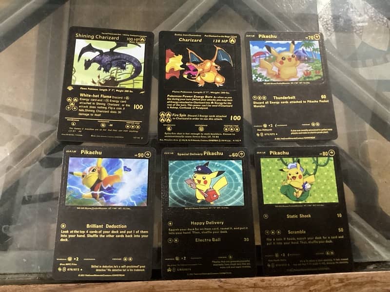 brand new black Pokémon cards for kids , collectors 6