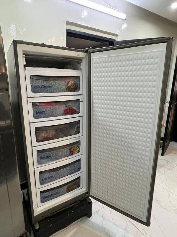 dawlance fridge = 65000  Stand freezer= 55000 4