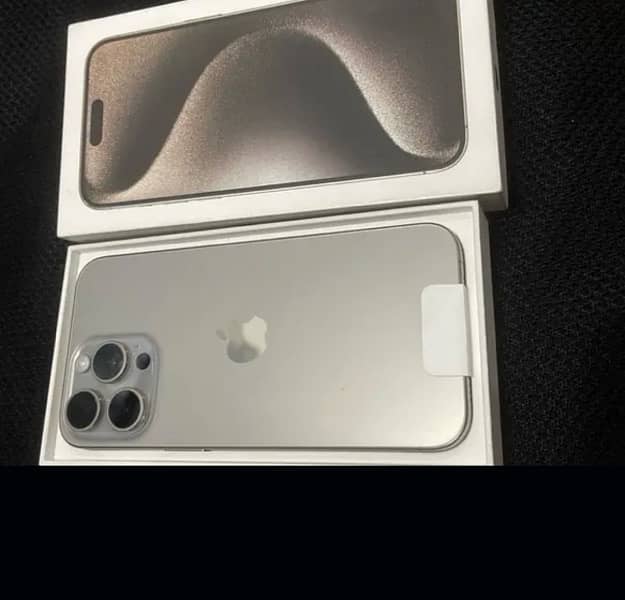 Iphone 15 pro max 256gb Non Pta Natural Titanium factory unlock 0