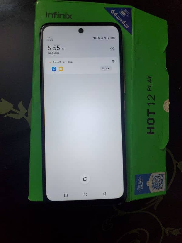 infinix hot 12 play 4+3/64 1