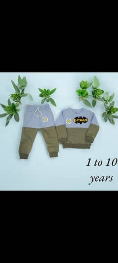 Fleece tracksuits for kids 1 year to 10 year.