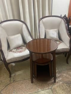 Chair and Table - Keekar Wood