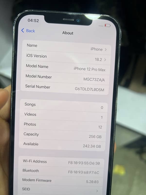 Iphone 12 pro max 256Gb HK approved 7