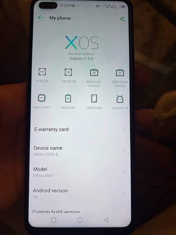 infinix Zero 8 10/10 7