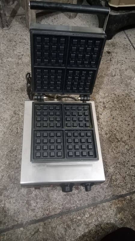 plate waffle Baker machine 1.6kw 12