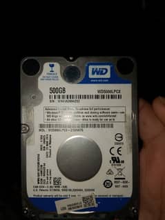 HDD 500GB internal or External Hard drive  100% health