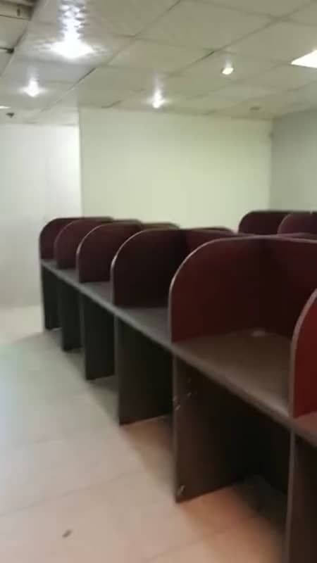 Sami furnished office for rent 1000sqft in shahar e Faisal. 4