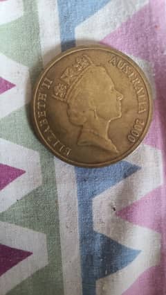 Elizabeth 11 Australia 5dollars coin Sydney 2000