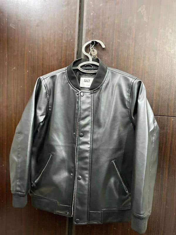 Black leather jacket 3