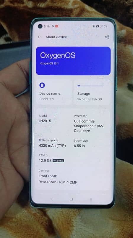 OnePlus8 12gb. . 256gb 2