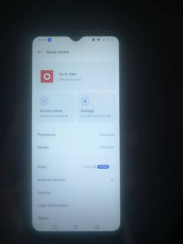 OnePlus phone 6/128 condition 10by10 5