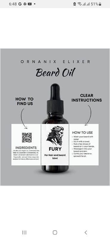 this beard oil is very good your beard very shiny and dark 2