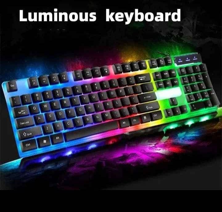 KEYBOARD AND MOUSE FOR PC ||  RGB LIGHTING KEYBOARD  || LOW PRICE RATE 1