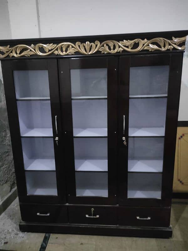 Lakri or sheeshy wali  bartan wali almari (wooden wardrobe) 0