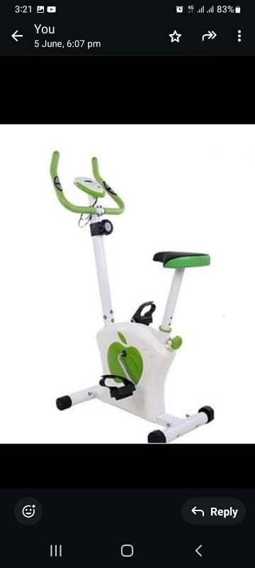 Exercise Bike New 0