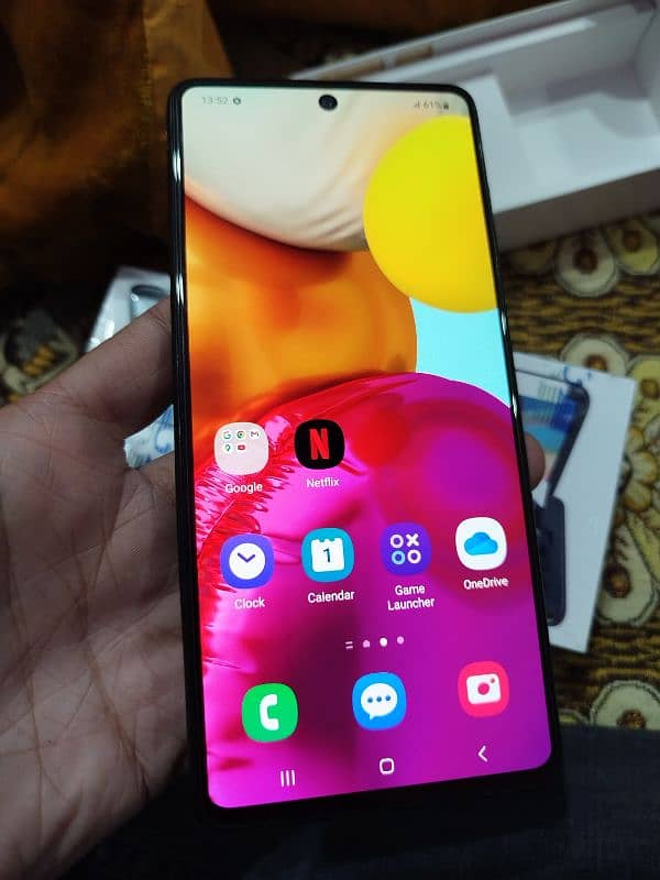 samsung A71 Dual sim Pta lush condition for sale 5