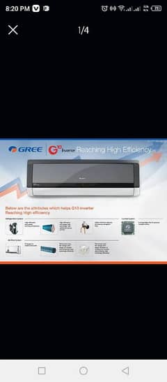 Gree AC DC Inverter 2 ton Air conditioner