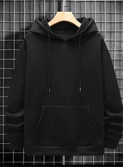 1 pc men's black hoodie