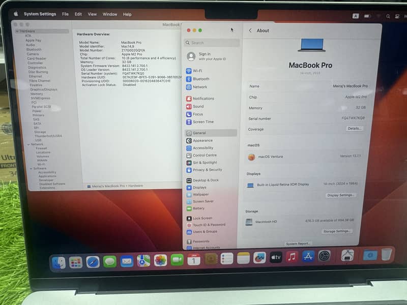 MacBook Pro 14" M2 Pro Ram 32 SSD 512 Excellent Condition 1