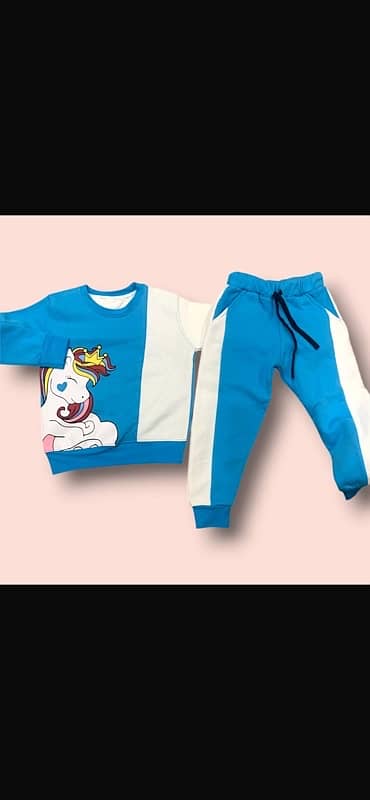 kids clothes wholesale and retail cotton fleece stuff track suit 1