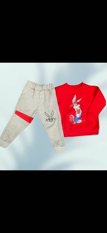 kids clothes wholesale and retail cotton fleece stuff track suit 9