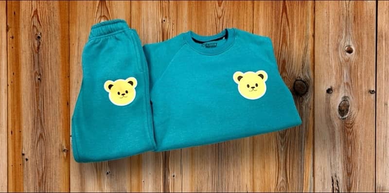 kids clothes wholesale and retail cotton fleece stuff track suit 19