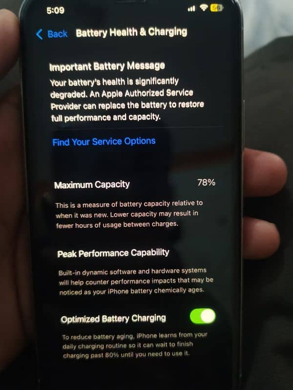 iPhone 11pro 64gb better health 78 true tron on waterpackface id issue 8