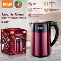 RAF Electric Stainless Steel Kettle 2L  360