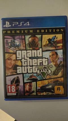 GTA v premium edition ps4 game