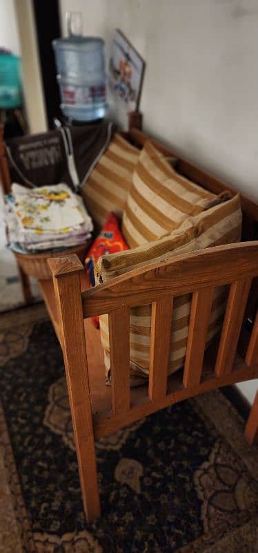 Wooden baby cot 0