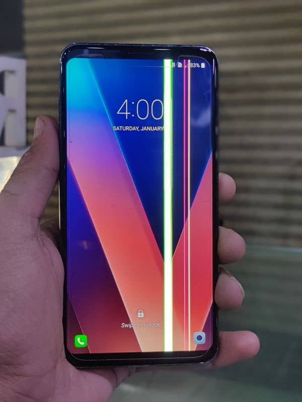 LG V30 4/64. lines on screen 1