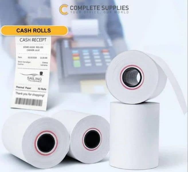 Bill print roll paper for barcode 4