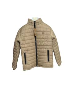 Men's Polyester Plain Puffer Jacket 1 Pc for Versatile Style