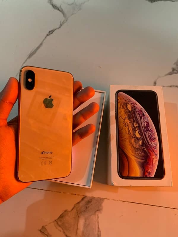 Iphone Xs with box 64gb 0